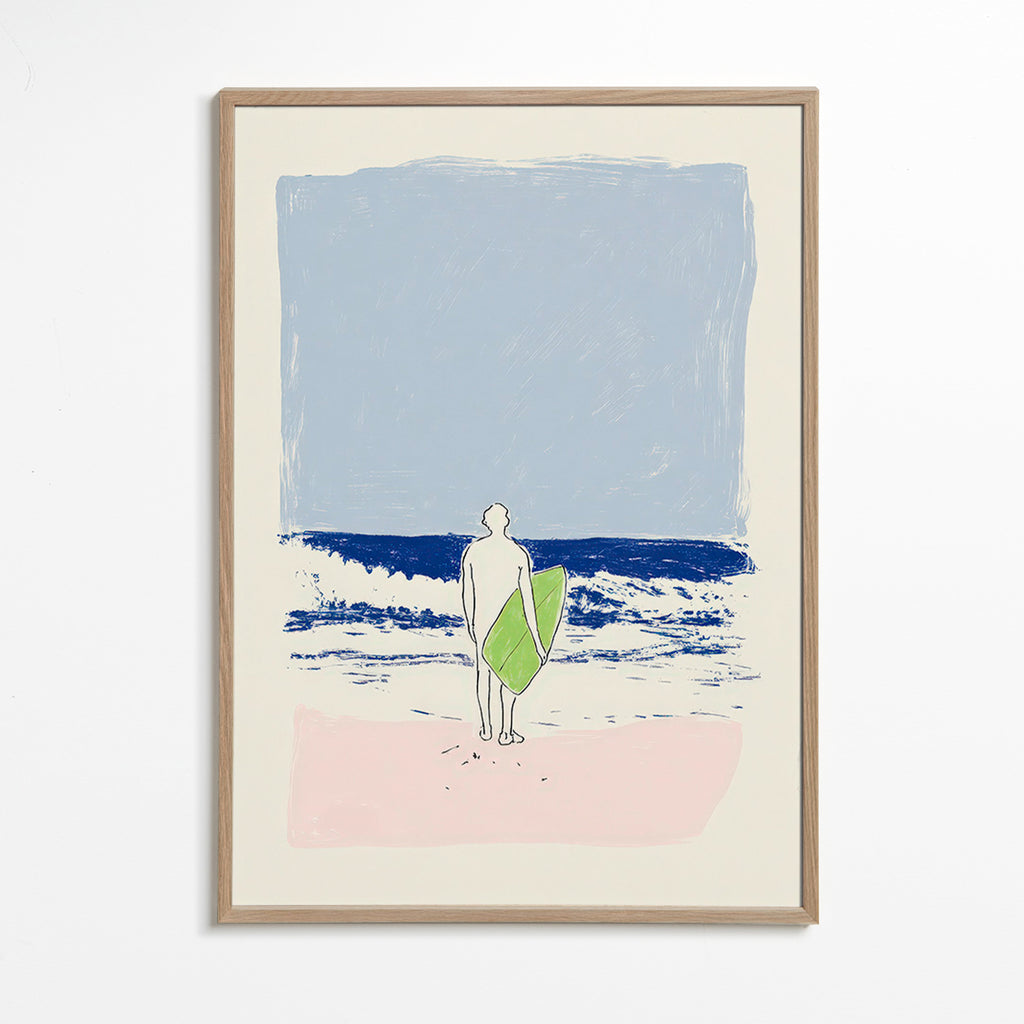 Surf-illustration minimal