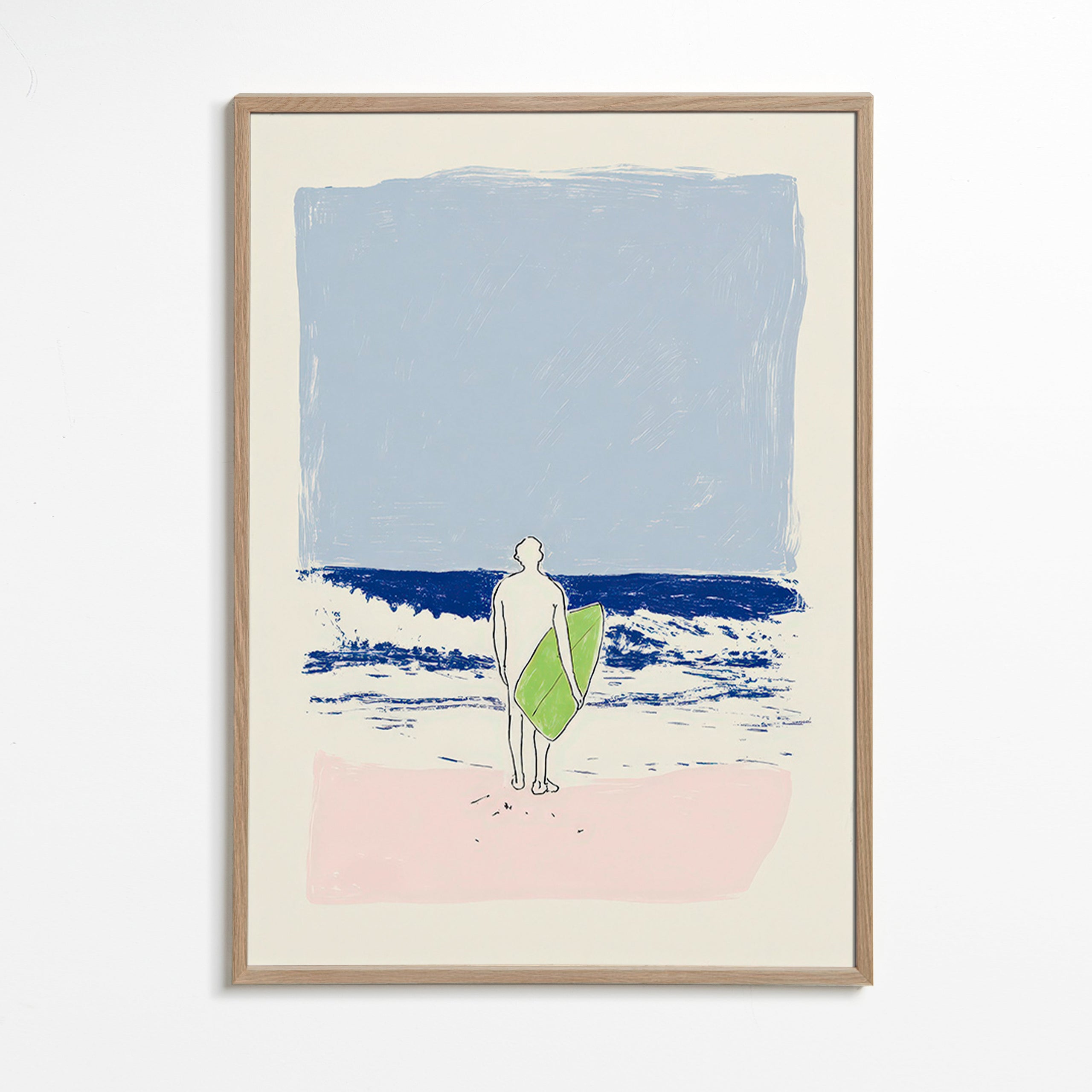 Surf-illustration minimal