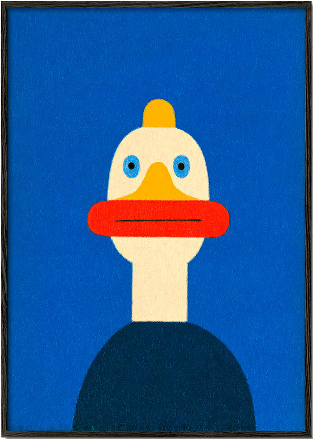 Plakat blå and illustration