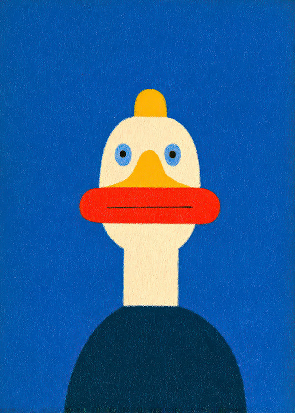Plakat blå and illustration