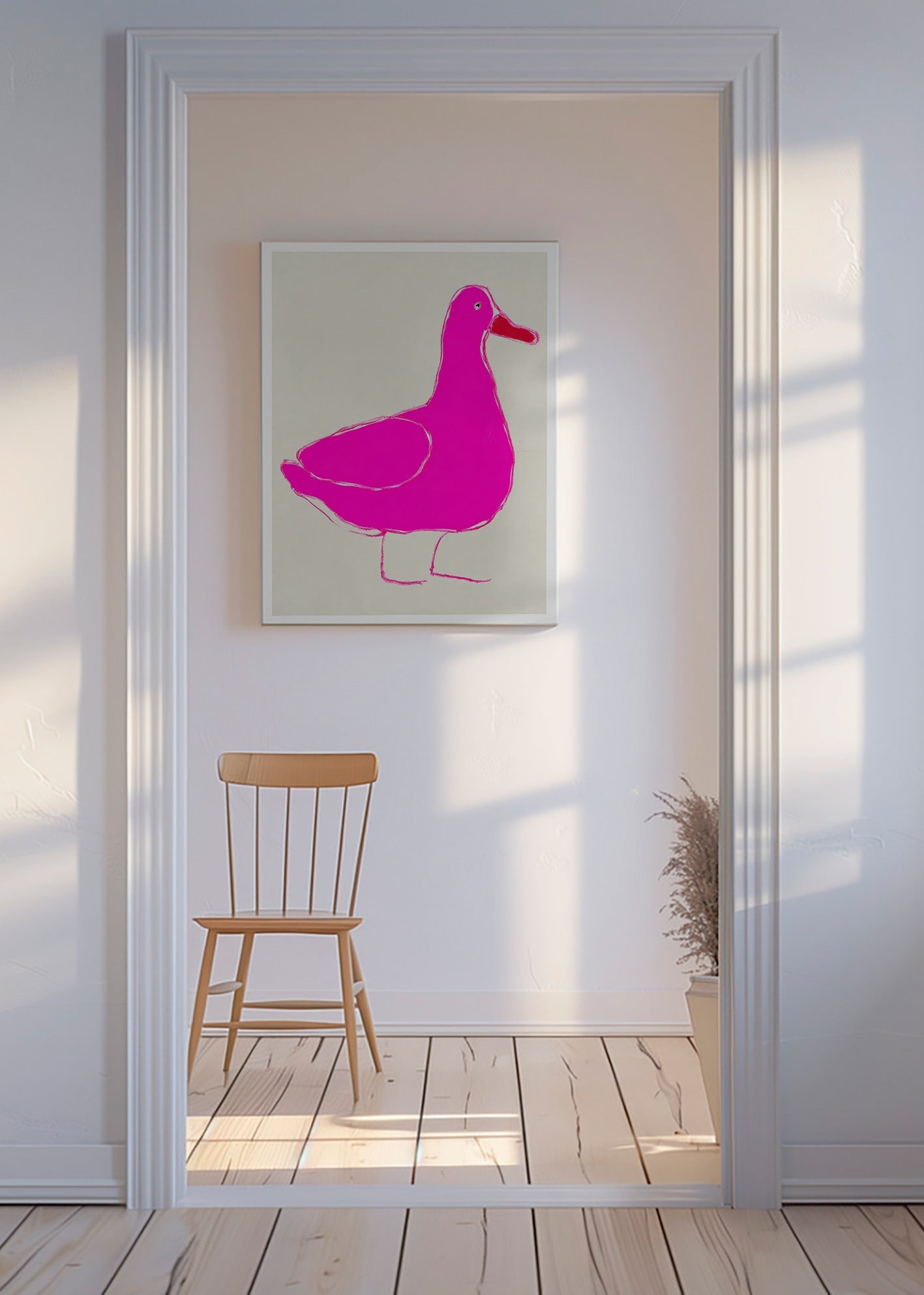Plakat lyserød and