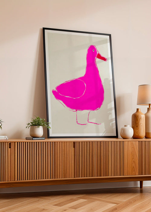 Plakat lyserød and
