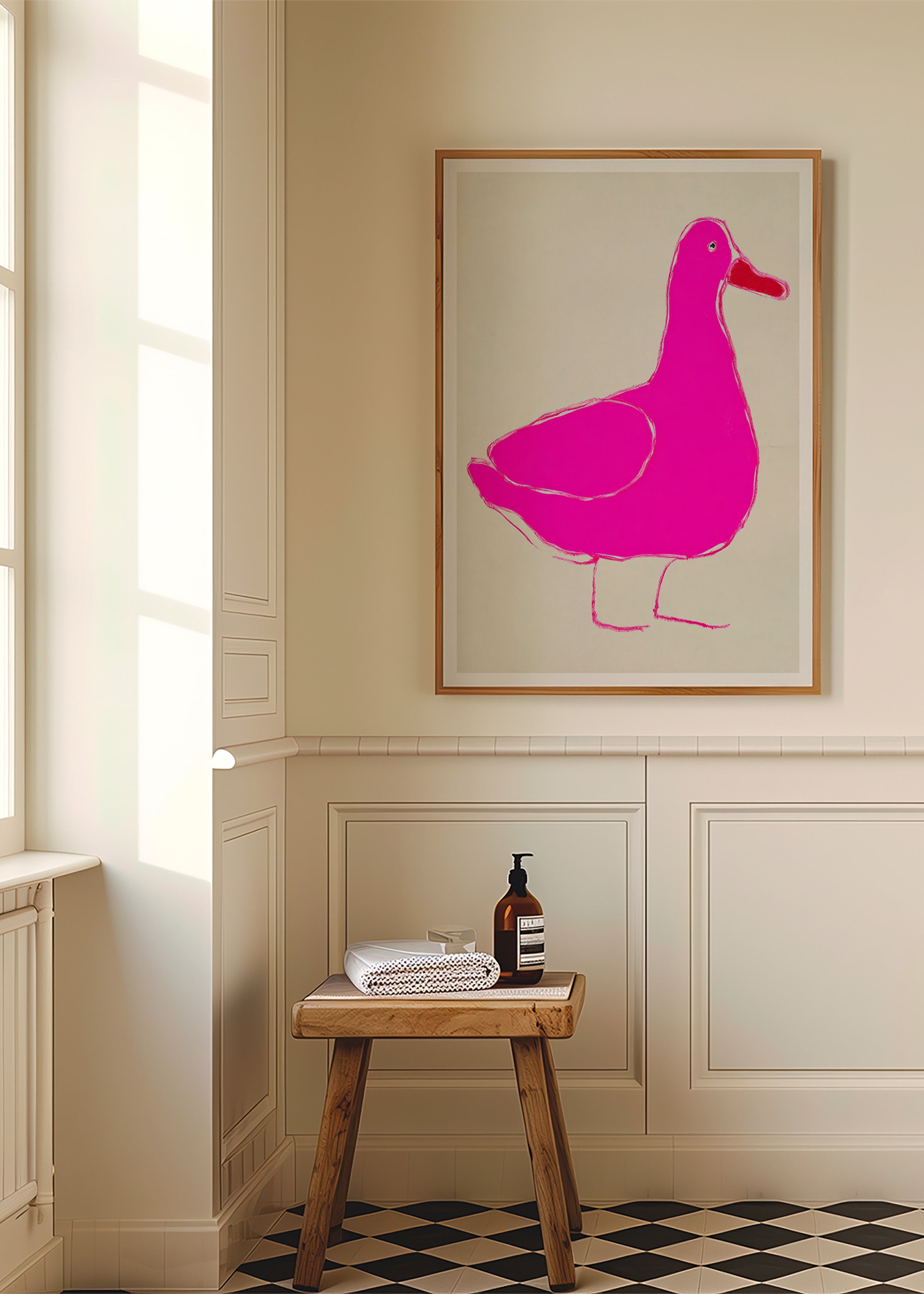 Plakat lyserød and