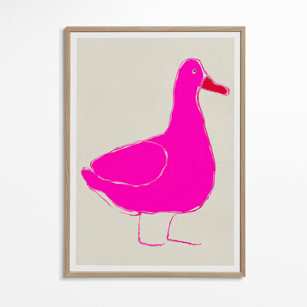 Plakat lyserød and