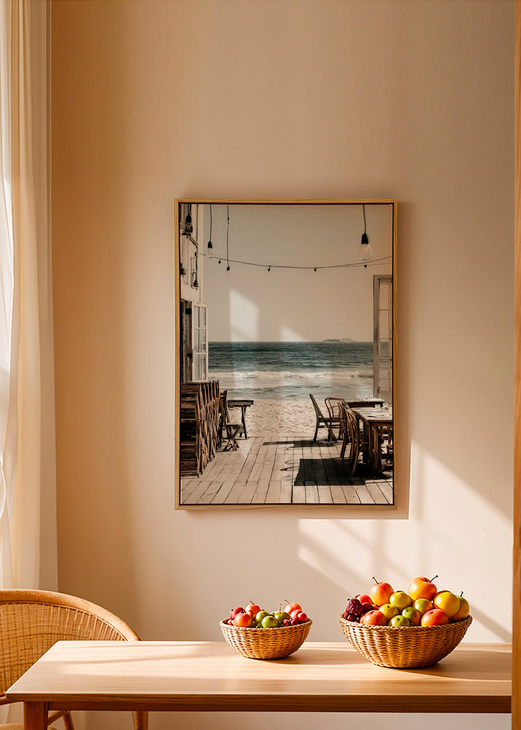 Landskabplakat åben terrasse