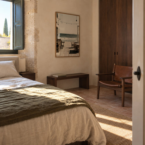 Open Terrace - Framed poster in an interior