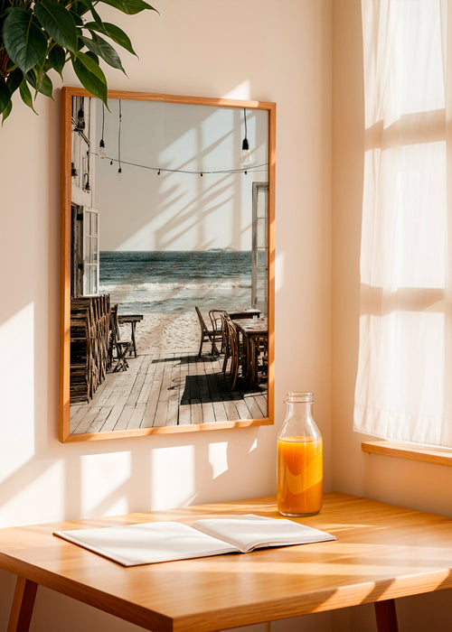 Landskabplakat åben terrasse