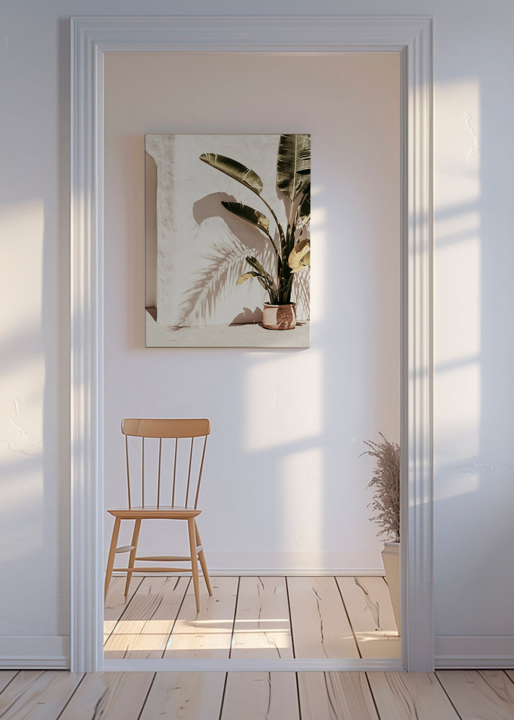 Botanisk plakat: pottepalme