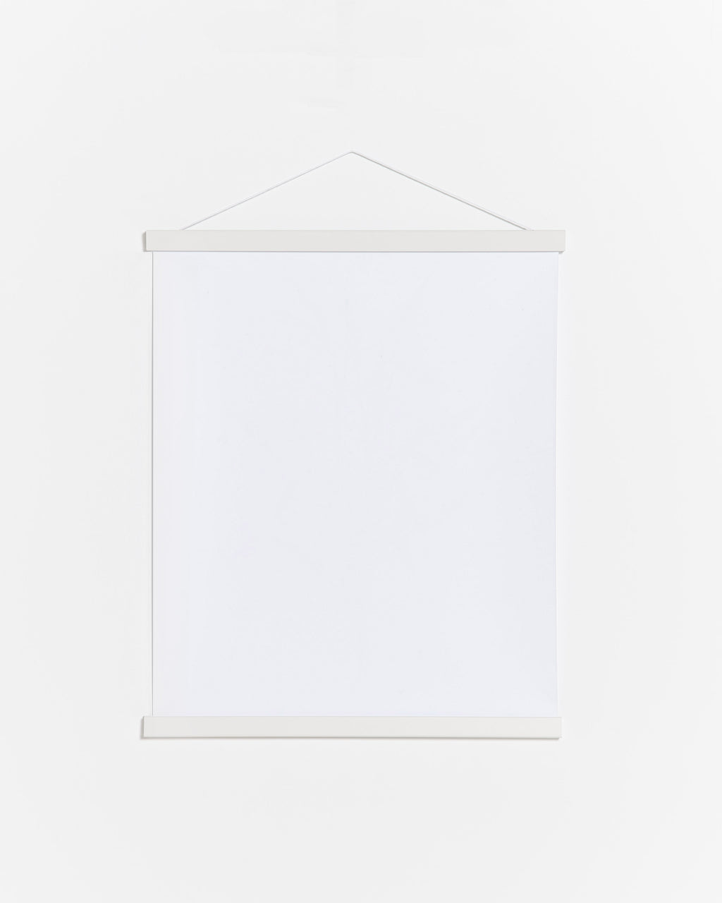 Colgador para póster de 70cm de madera y color blanco