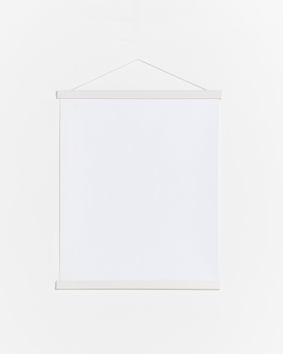 Colgador para póster de 70cm de madera y color blanco