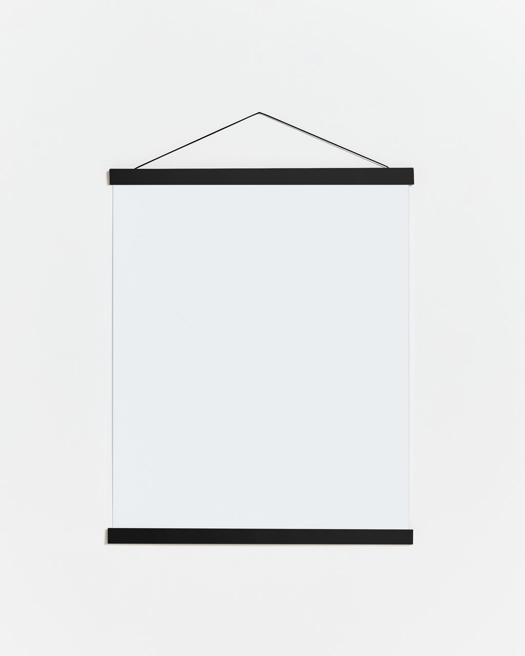 Colgador para póster de 30cm de madera y color negro