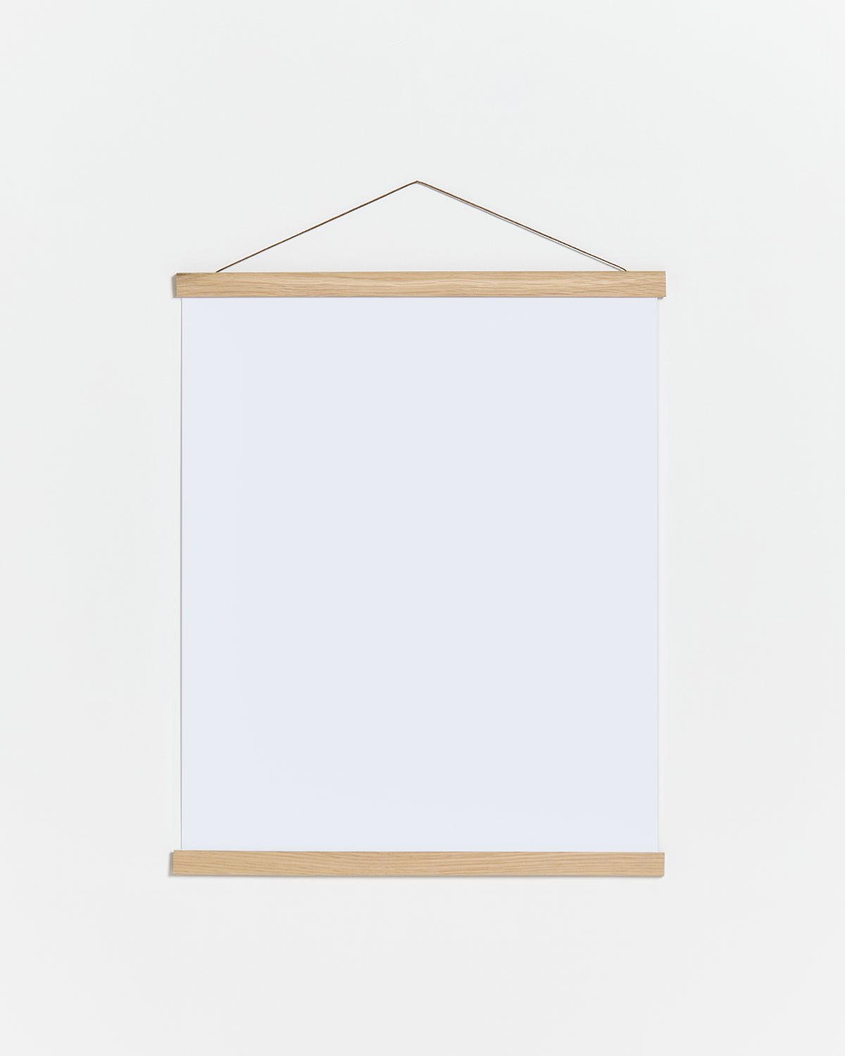 Colgador para póster de 60cm de madera y color roble